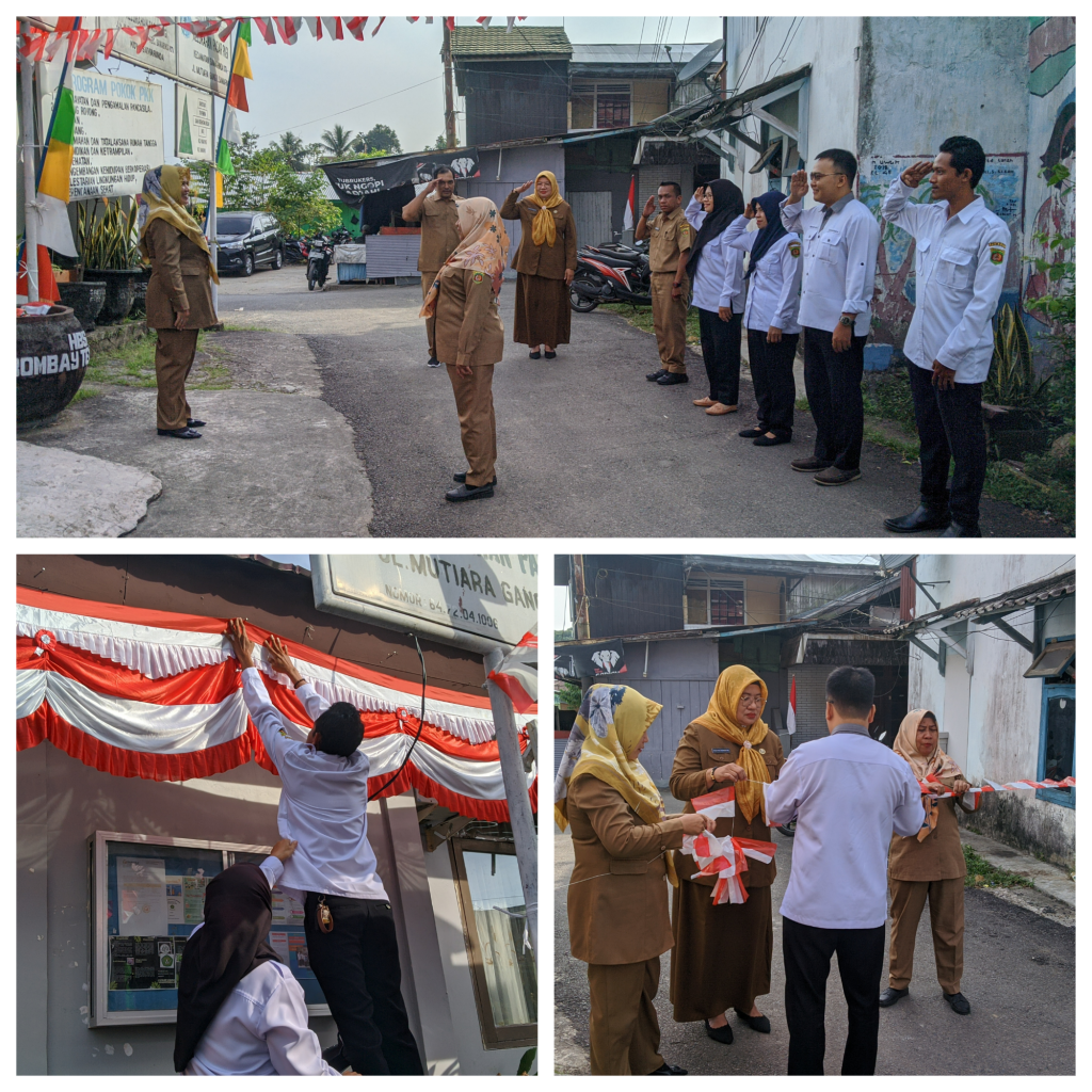 Kegiatan Rutin Apel Pagi serta giat bersih Senin di lingkungan Kantor