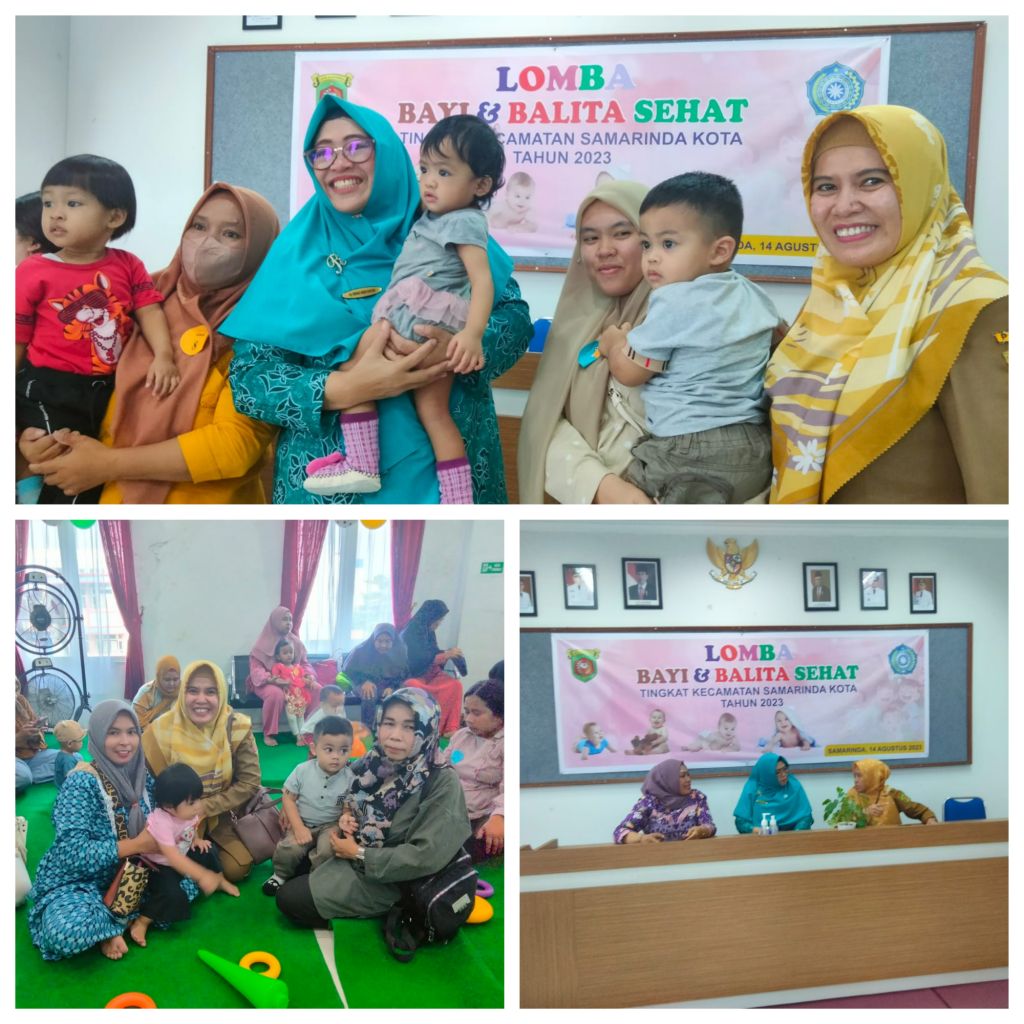 Lomba Bayi Dan Balita Sehat Tingkat Kecamatan Samarinda Kota Tahun 2023