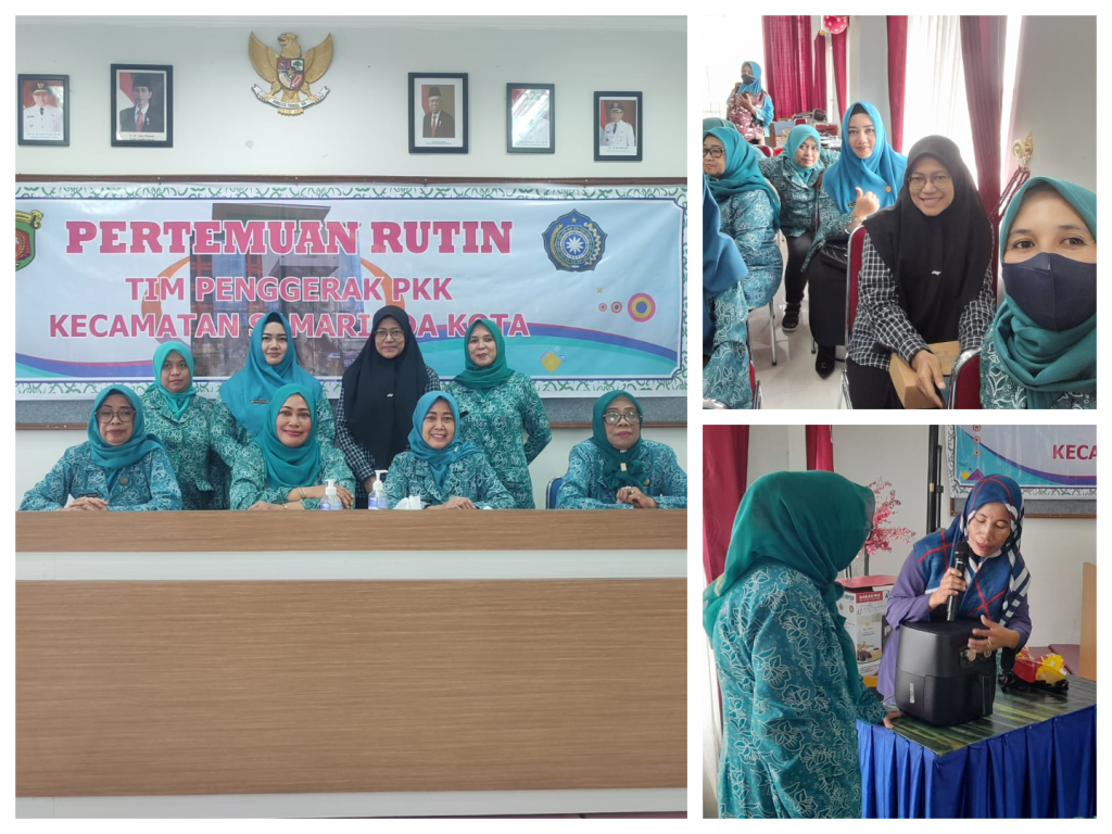 PERTEMUAN RUTIN TIM PENGGERAK PKK KELURAHAN PASAR PAGI DI KECAMATAN SAMARINDA KOTA