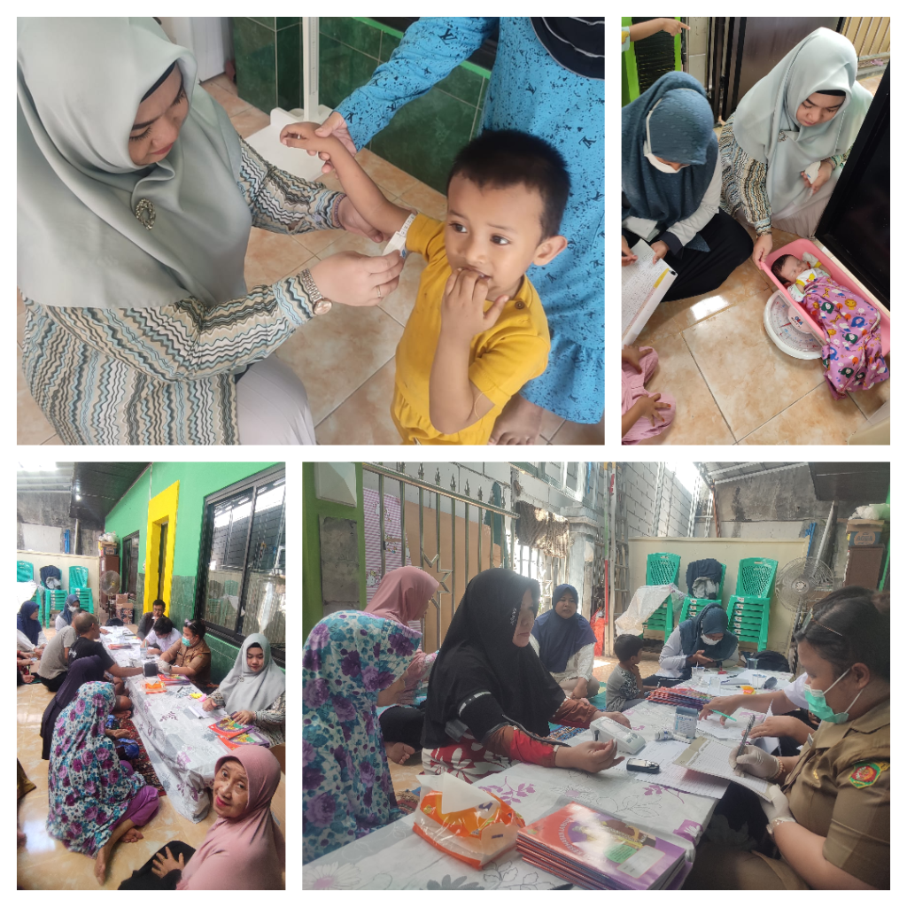 KEGIATAN RUTIN POSYANDU MELATI KELURAHAN PASAR PAGI