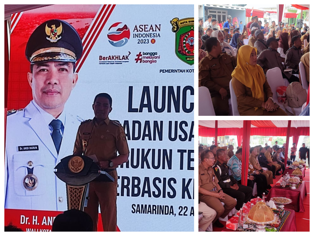 MENGHADIRI LAUNCHING BUMRT BERBASIS KELURAHAN