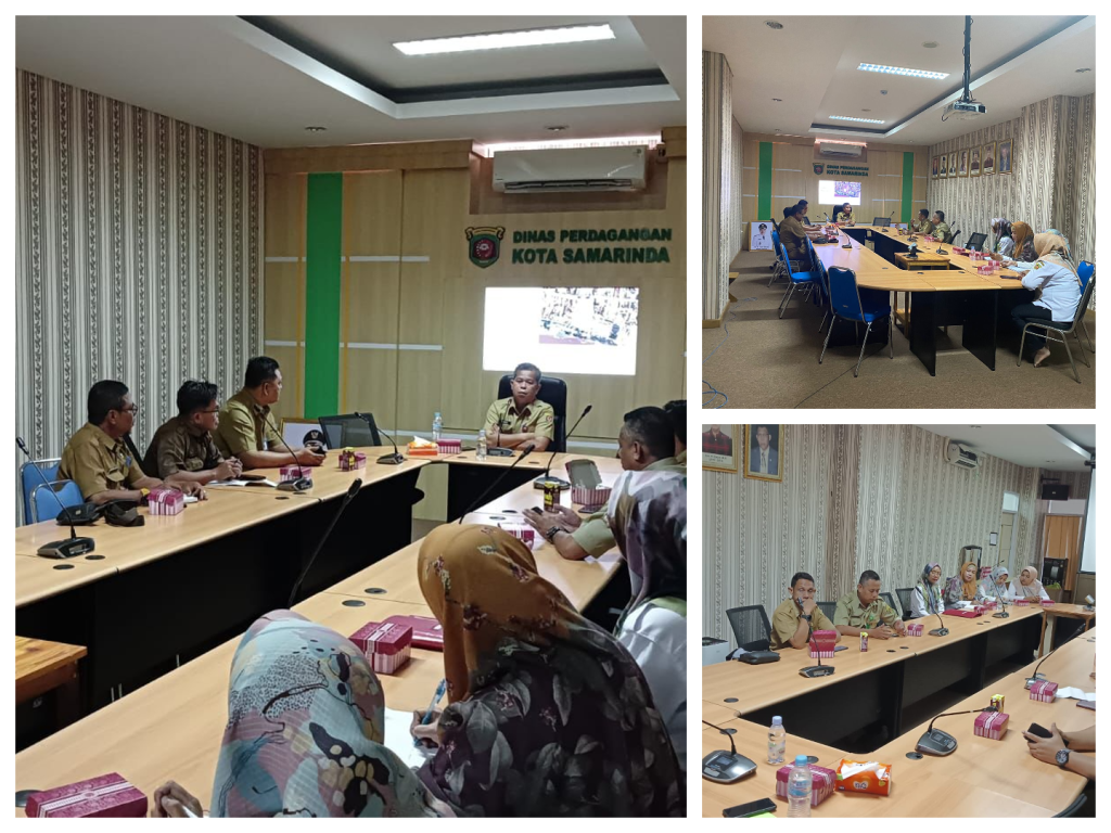 RAPAT KOORDINASI DI DINAS PERDAGANGAN KOTA SAMARINDA