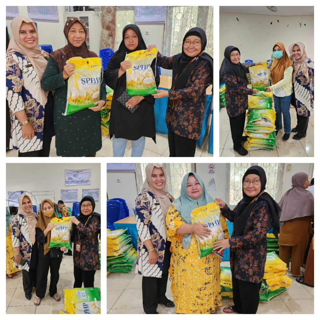 Pendistribusian Bantuan Beras Dari Dinas Perindustrian Dan Perdagangan Kota Samarinda
