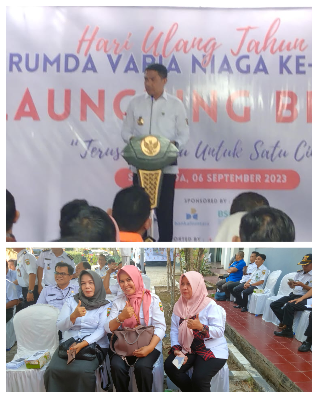 Menghadiri Hari Ulang Tahun PERUMDA VARIA NIAGA SAMARINDA Yang Ke-39 Tahun