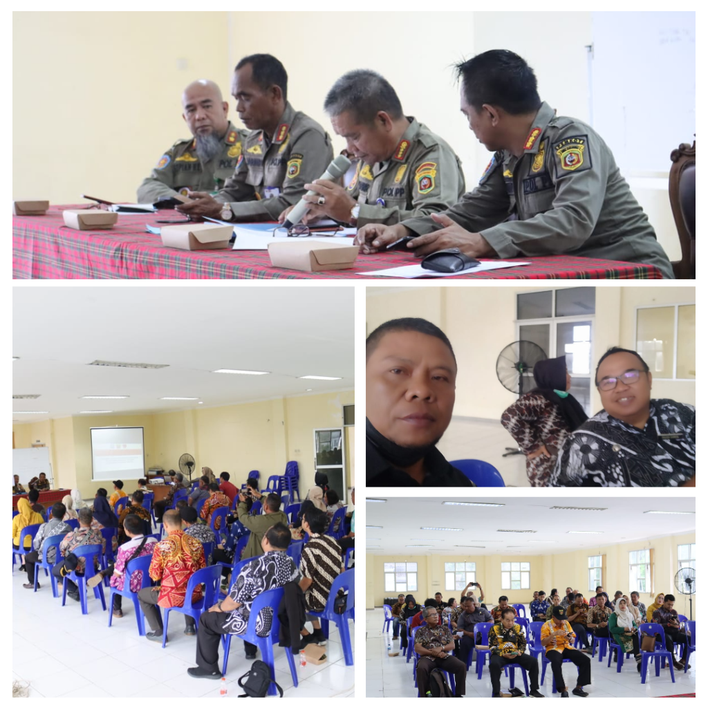 RAPAT KOORDINASI PEMBINAAN SATLINMAS MENGHADAPI PEMILU TAHUN 2024