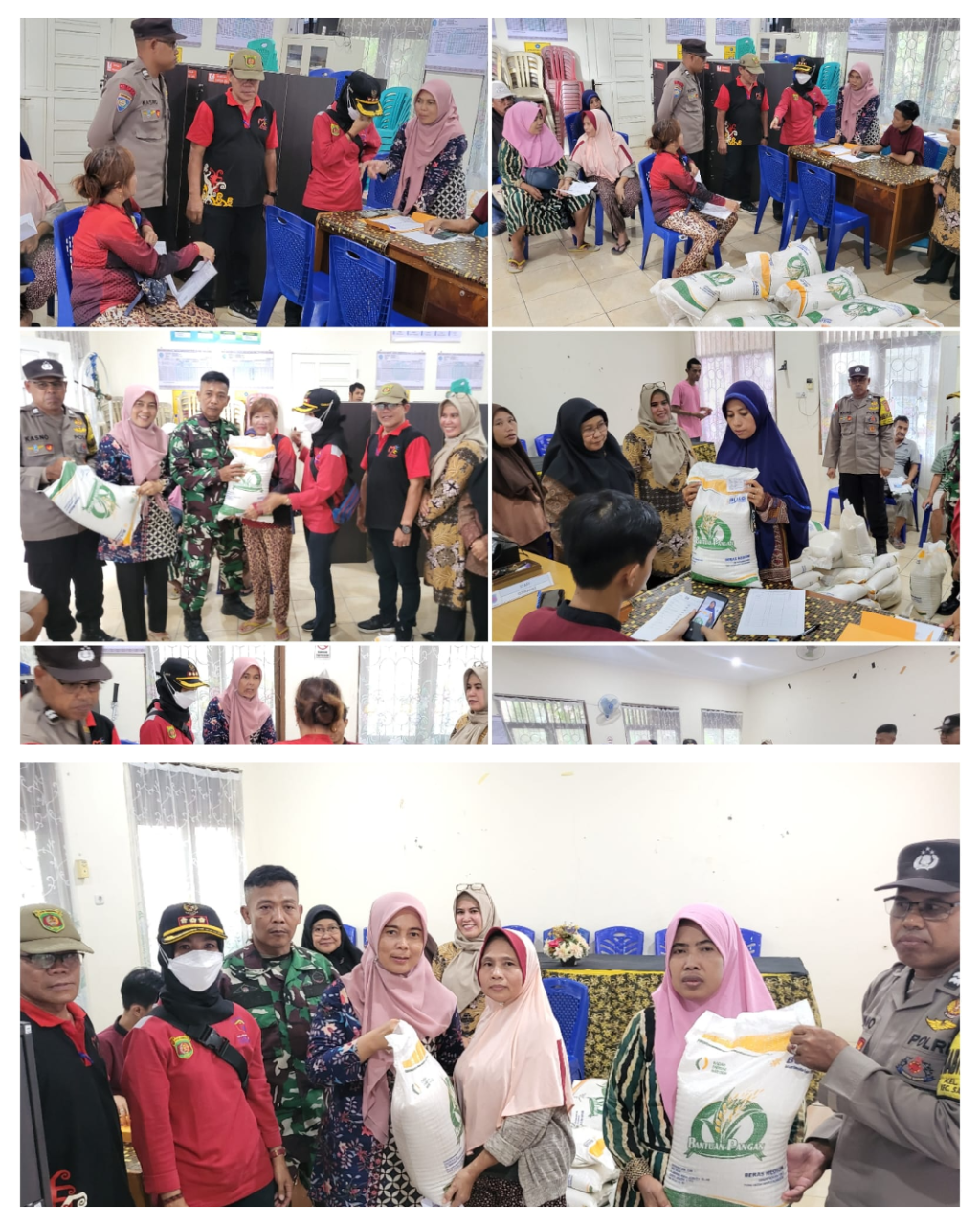 DISTRIBUSI BERAS CADANGAN PANGAN PEMERINTAH KEPADA KELUARGA PENERIMA MANFAAT DI KELURAHAN PASAR PAGI