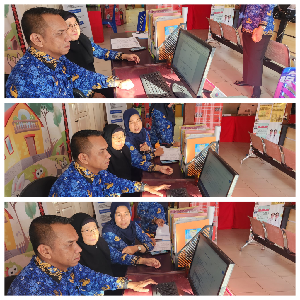 Mendampingi Tim dokumentasi aksi perubahan (BAIKIN LAYANAN PAGI).