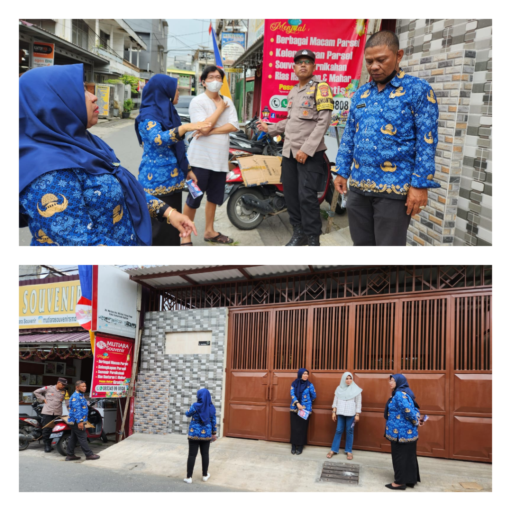 Peninjauan Lapangan Rumah Warga di RT.07 Kelurahan Pasar Pagi