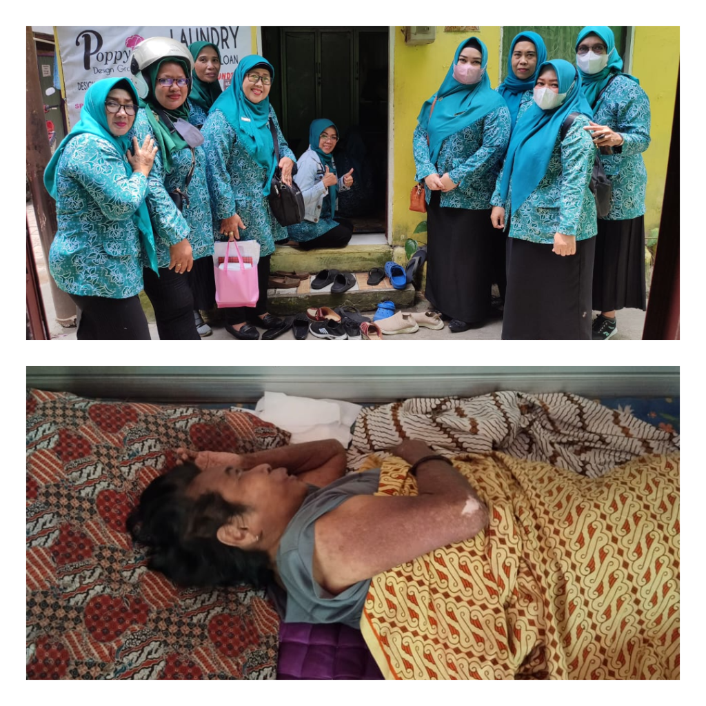 Silaturahmi Ke Rumah Ibu Arbayah Anggota TP PKK Kelurahan Pasar Pagi