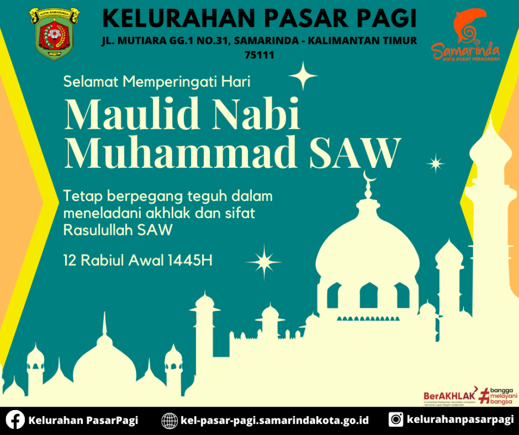Selamat Memperingati Hari Maulid Nabi Muhammad SAW