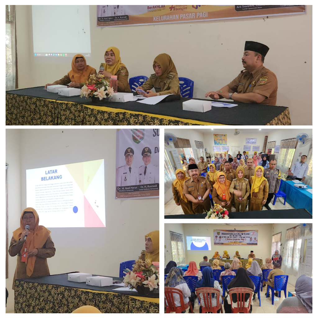 KEGIATAN SOSIALISASI PERBAIKAN KINERJA SDM PELAYANAN DI KELURAHAN PASAR PAGI