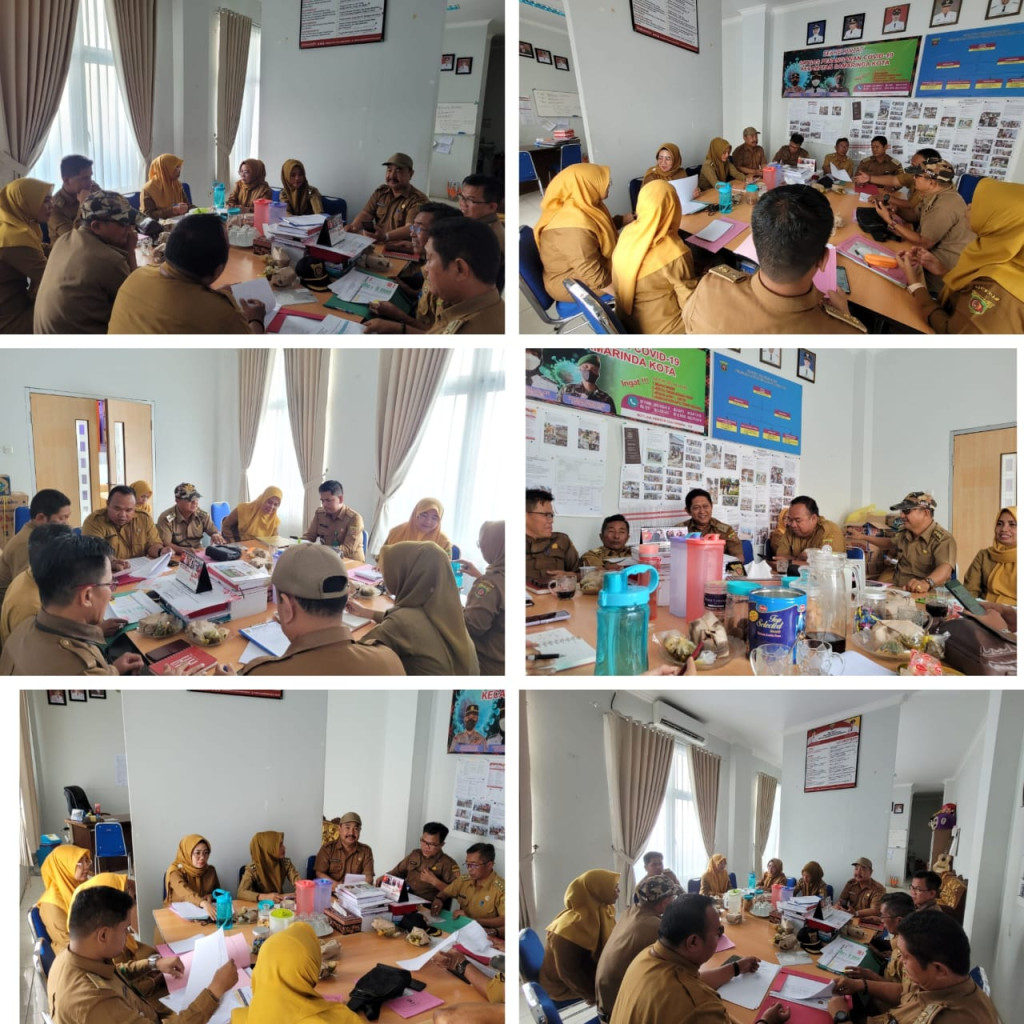 RAPAT KOORDINASI TERKAIT EVALUASI DAN PROGRES KEGIATAN DI KELURAHAN DAN KECAMATAN SAMARINDA KOTA