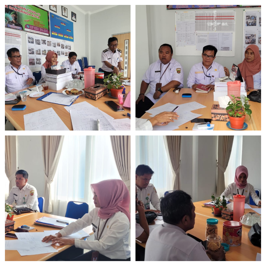 RAPAT KOORDINASI LURAH SE-KECAMATAN SAMARINDA KOTA TERKAIT EVALUASI PERKEMBANGAN KEGIATAN PROBEBAYA