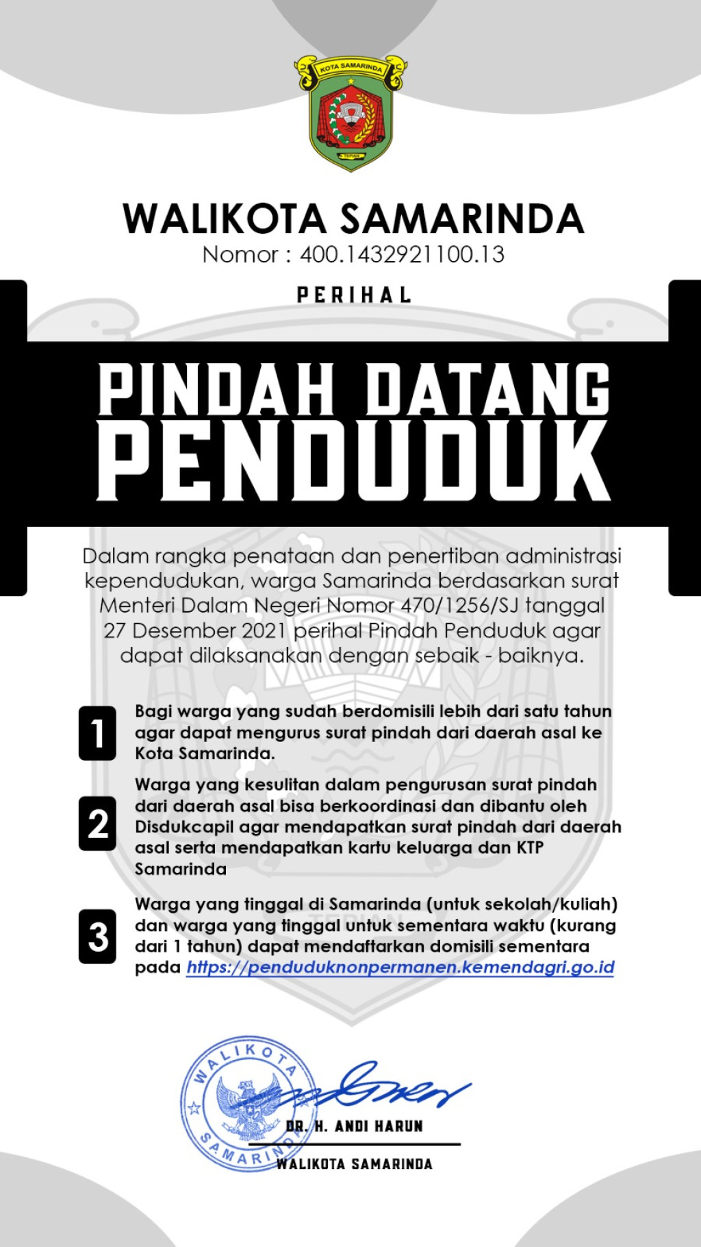 PENGUMUMAN