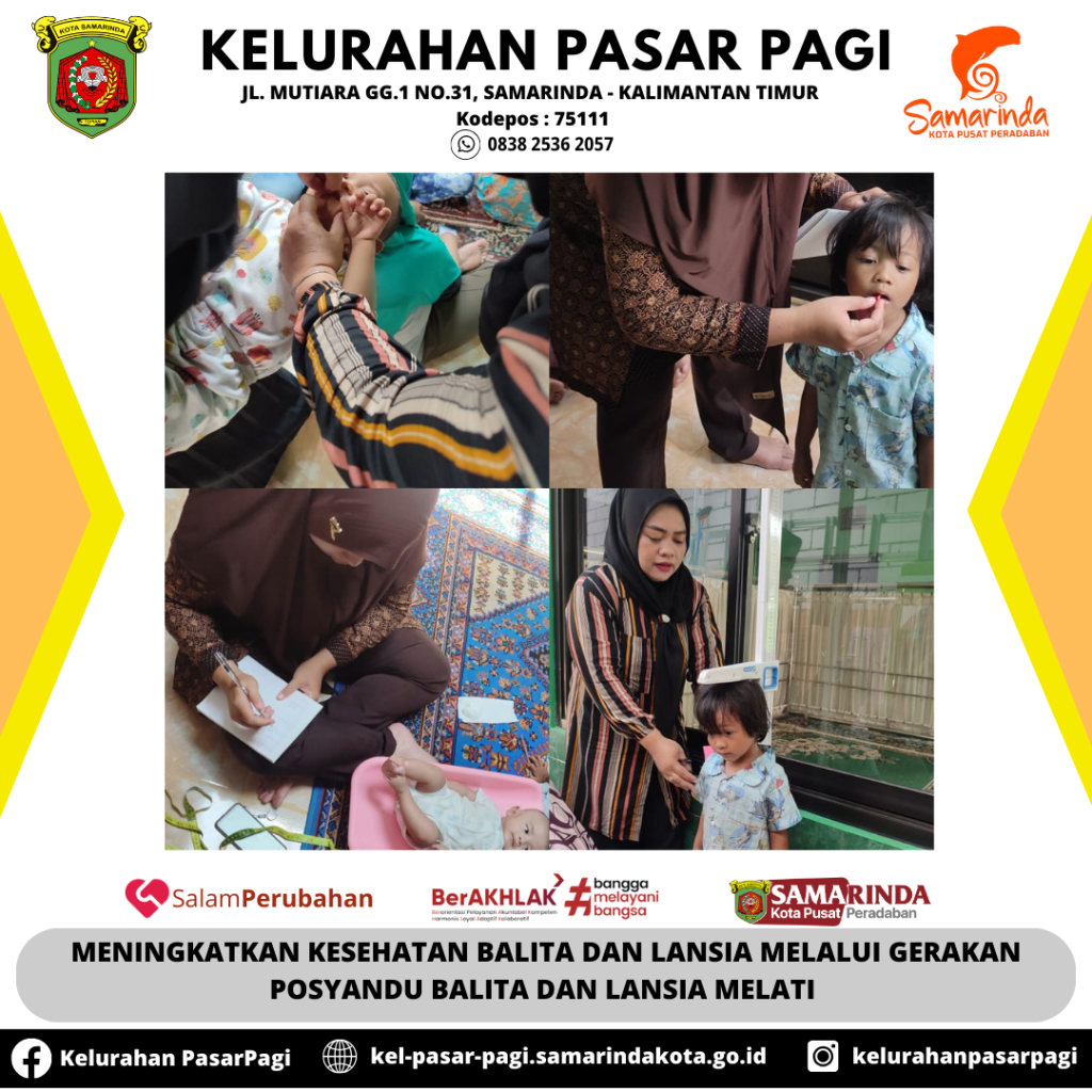 MENINGKATKAN KESEHATAN BALITA DAN LANSIA MELALUI GERAKAN POSYANDU BALITA DAN LANSIA MELATI