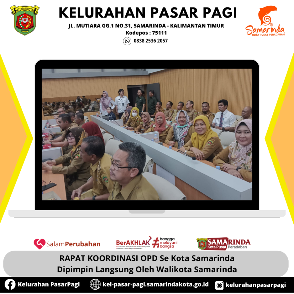 RAPAT KOORDINASI OPD SE-KOTA SAMARINDA