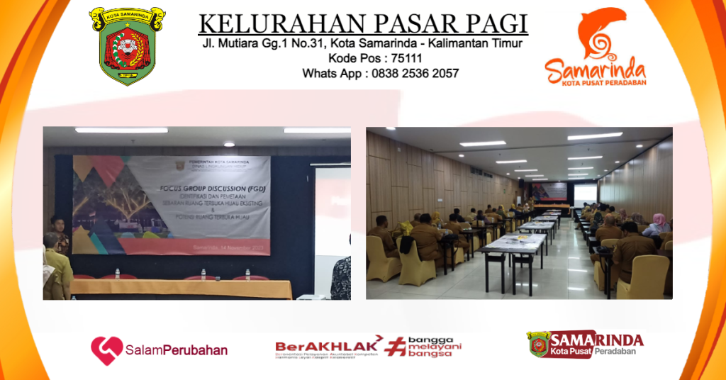 FGD IDENTIFIKASI DAN PEMETAAN SEBARAN RUANG TERBUKA HIJAU DI WILAYAH KOTA SAMARINDA