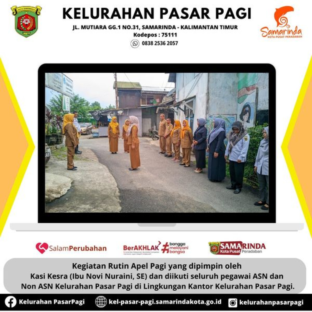 KEGIATAN RUTIN APEL PAGI