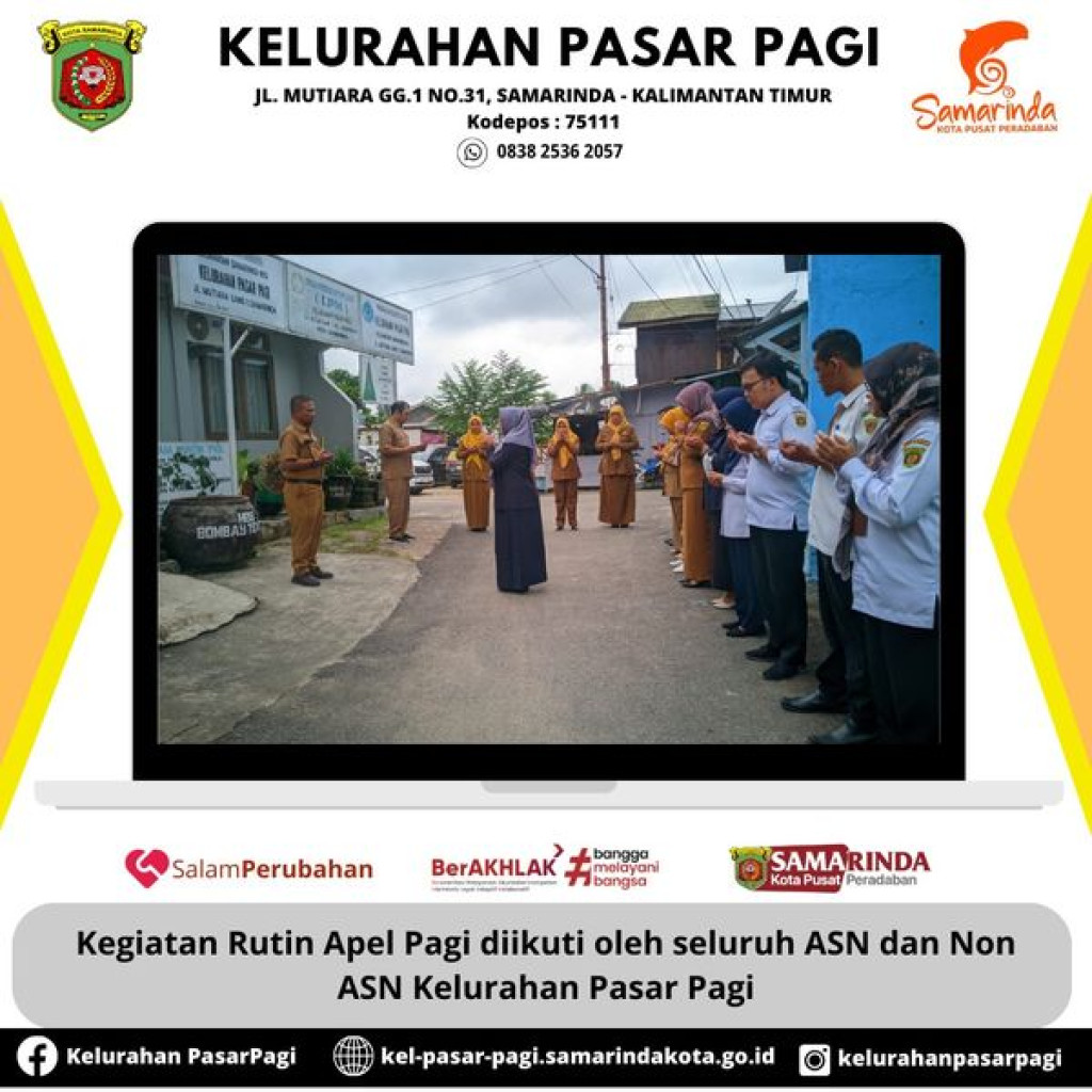 KEGIATAN RUTIN APEL PAGI SENIN