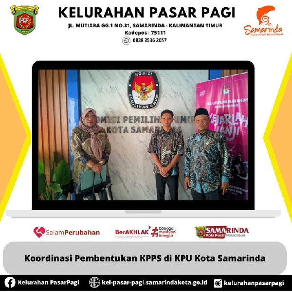 KOORDINASI PEMBENTUKAN KPPS DI KPU KOTA SAMARINDA