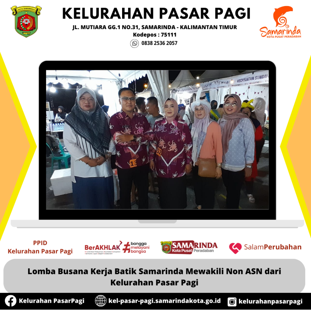 LOMBA BUSANA KERJA BATIK DALAM RANGKA EKSPRESI SAMARINDA OLEH DEKRANASDA KOTA SAMARINDA