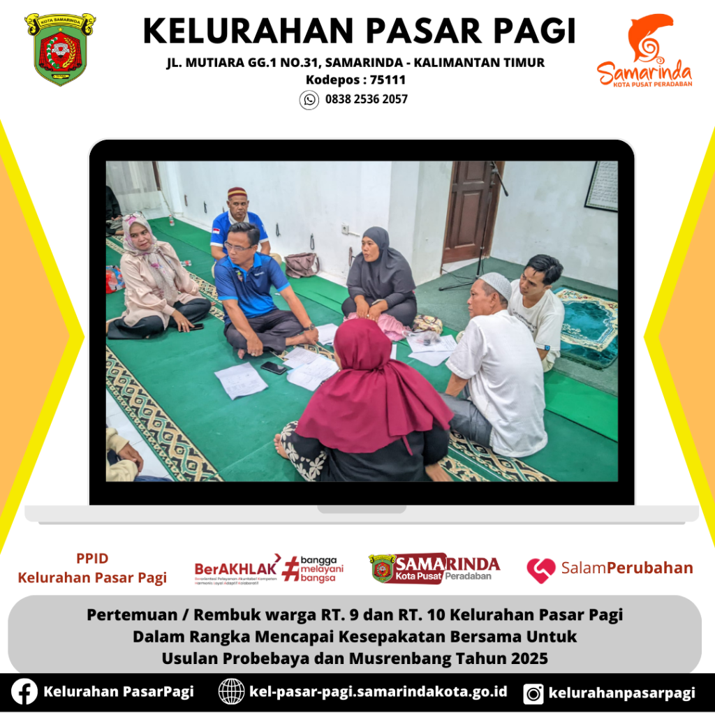 REMBUK WARGA UNTUK PENGAJUAN USULAN PROBEBAYA DAN MUSRENBANG TAHUN 2025