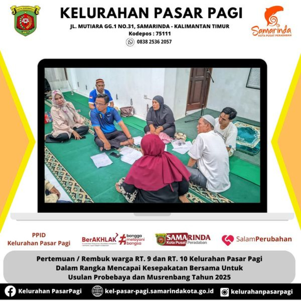 REMBUK WARGA UNTUK PENGAJUAN USULAN PROBEBAYA DAN MUSRENBANG TAHUN 2025