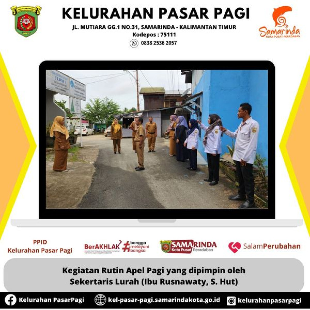 APEL PAGI RUTIN KELURAHAN PASAR PAGI