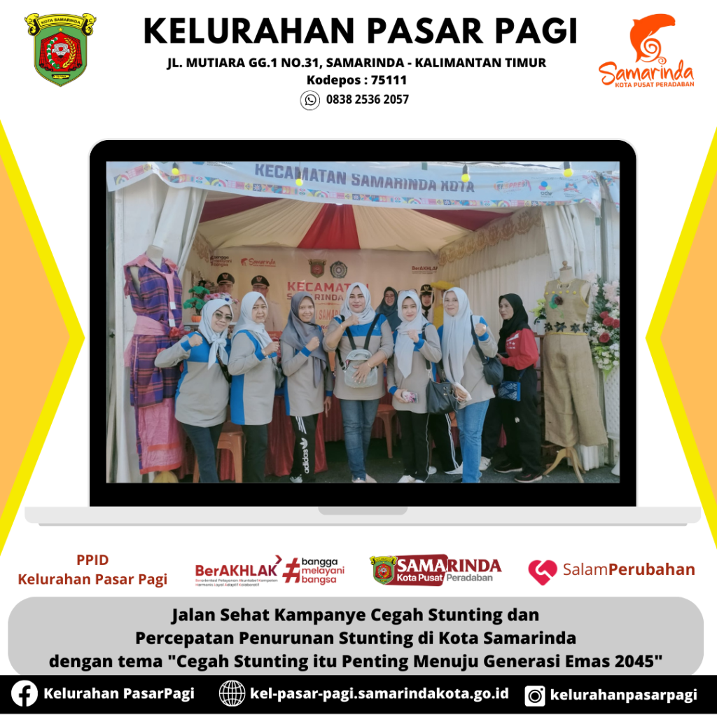 JALAN SEHAT KAMPANYE CEGAH STUNTING DAN PERCEPATAN PENURUNAN STUNTING DI KOTA SAMARINDA