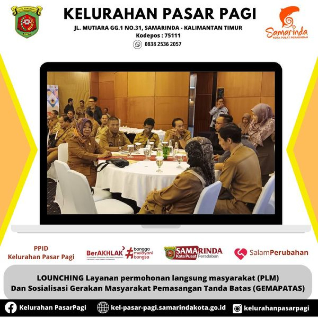 LAUNCHING LAYANAN PLM DAN SOSIALISASI GEMAPATAS UNTUK PENDAFTARAN PTSL TAHUN 2024