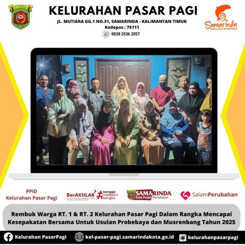 REMBUK WARGA UNTUK PENGAJUAN USULAN PROBEBAYA DAN MUSRENBANG TAHUN 2025