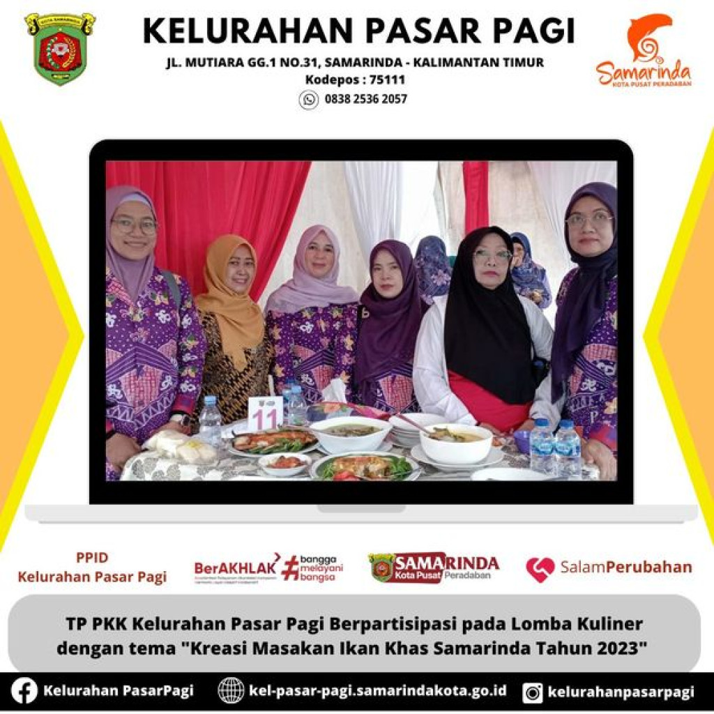 TP PKK KELURAHAN PASAR PAGI BERPARTISIPASI PADA LOMBA KULINER