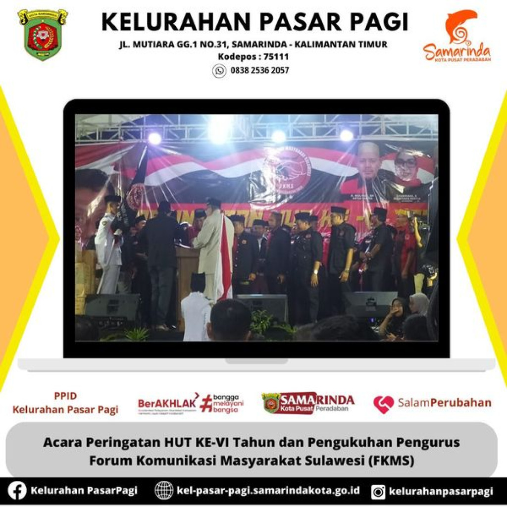 PERINGATAN HUT KE-6 TAHUN DAN PENGUKUHAN PENGURUS FKMS
