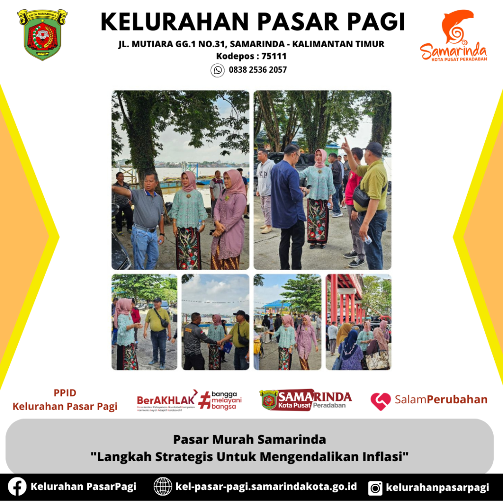 PASAR MURAH SAMARINDA "LANGKAH STRATEGIS UNTUK PENGENDALIAN INFLASI"