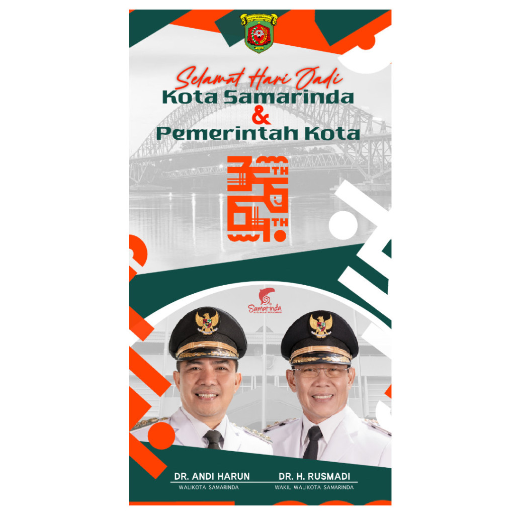 Selamat Hari Jadi Kota Samarinda ke 356 dan HUT Pemerintah Kota Samarinda ke 64 tahun 2024