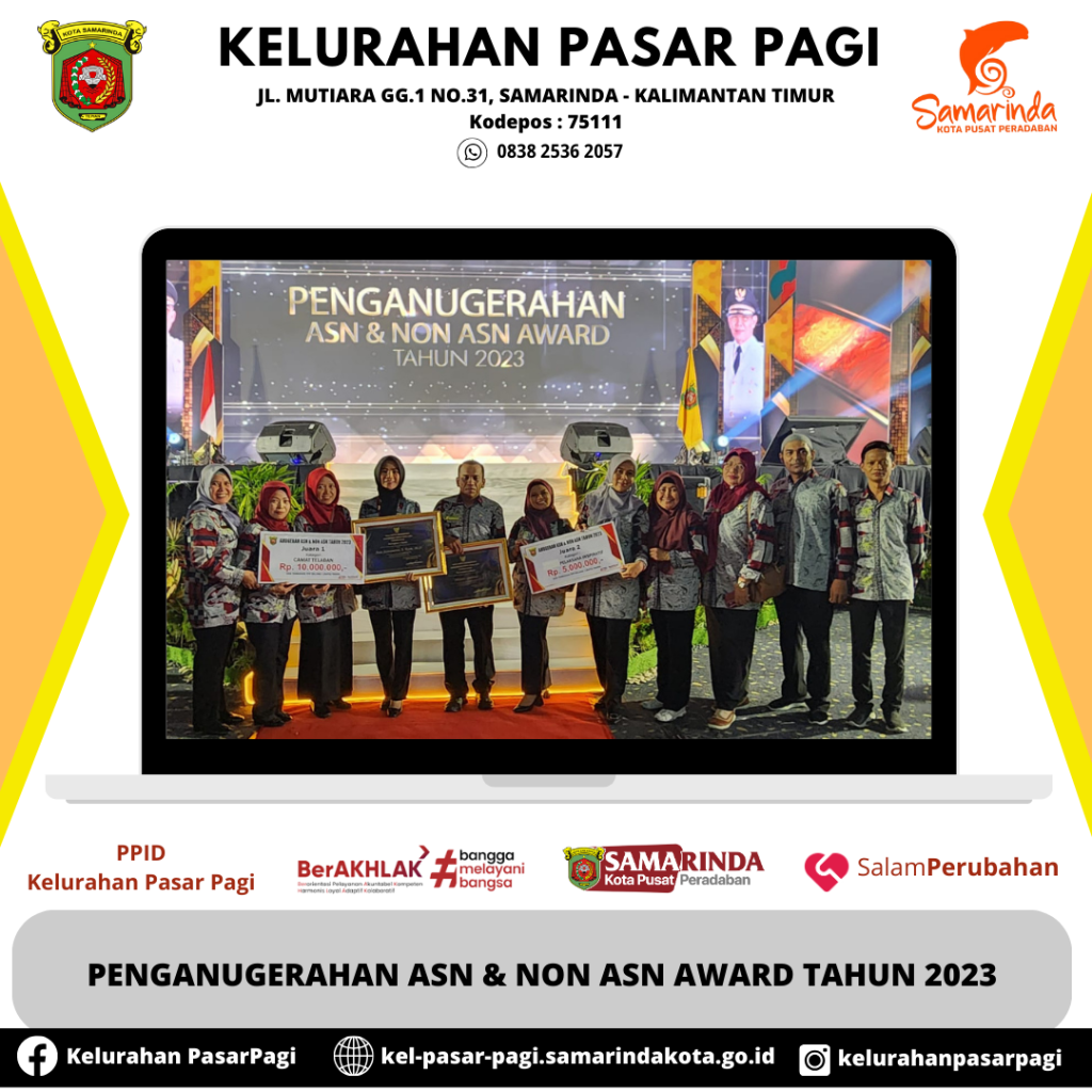"PENGANUGERAHAN ASN & NON ASN AWARD TAHUN 2023"