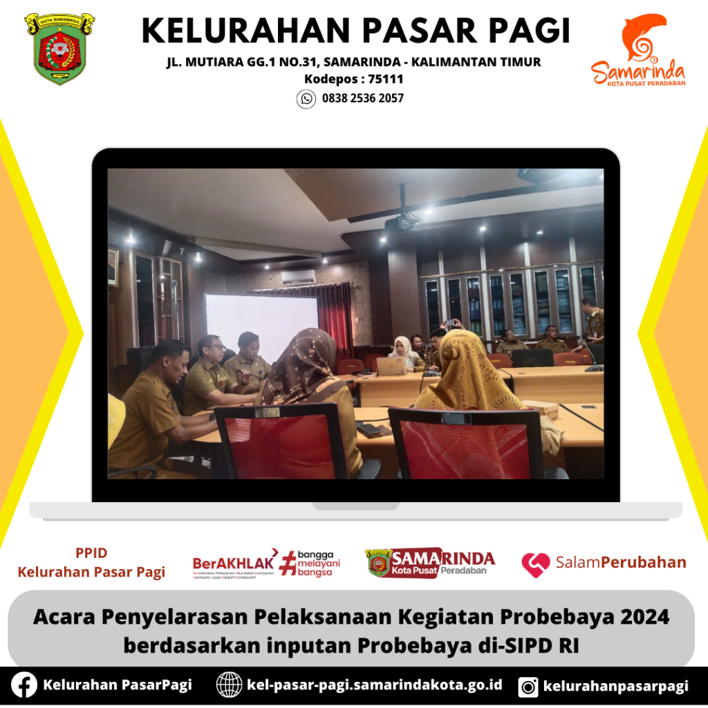 Acara Penyelarasan Pelaksanaan Kegiatan Probebaya 2024 berdasarkan inputan Probebaya di-SIPD RI