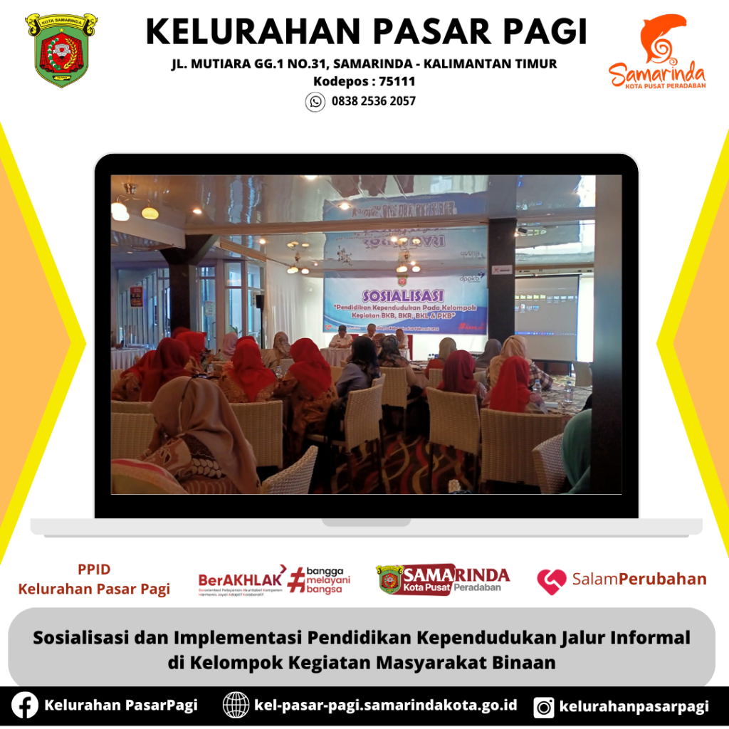 Sosialisasi dan Implementasi Pendidikan Kependudukan Jalur Informal di Kelompok Kegiatan Masyarakat Binaan