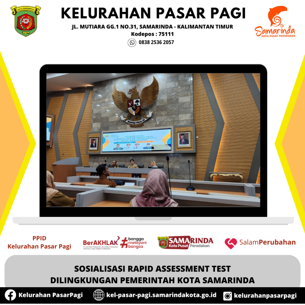 SOSIALISASI RAPID ASSESSMENT TEST DILINGKUNGAN PEMERINTAH KOTA SAMARINDA
