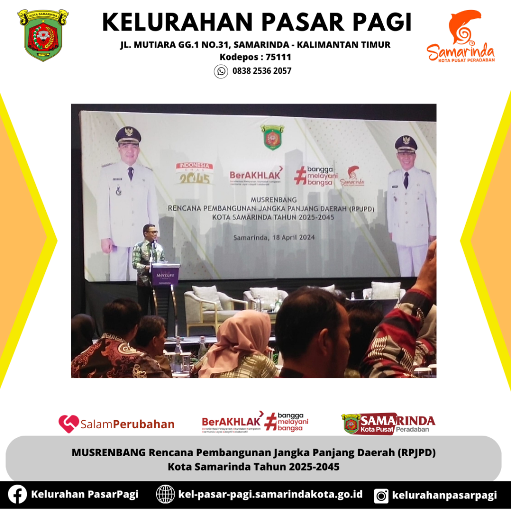 Rencana Pembangunan Jangka Panjang Daerah (RPJPD) Kota Samarinda 2025
