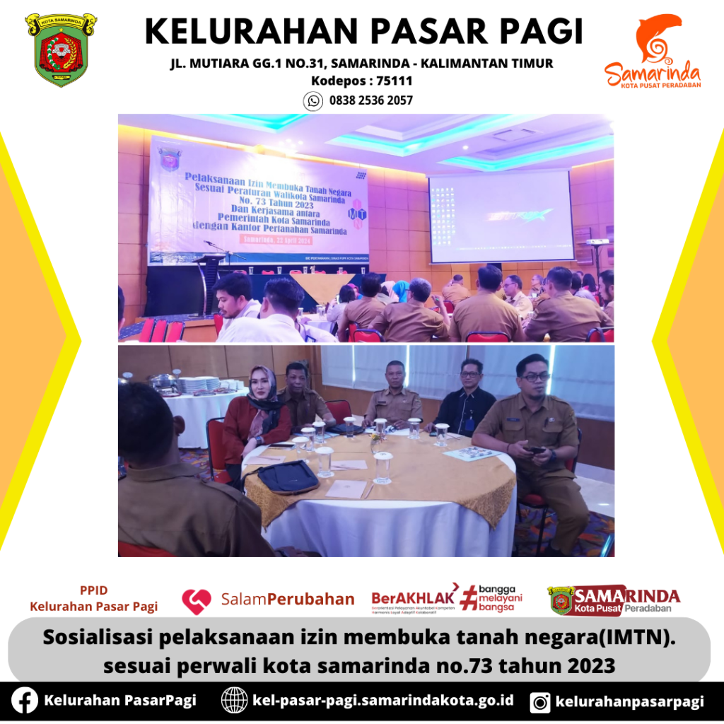 Sosialisasi pelaksanaan Izin Membuka Tanah Negara (IMTN)