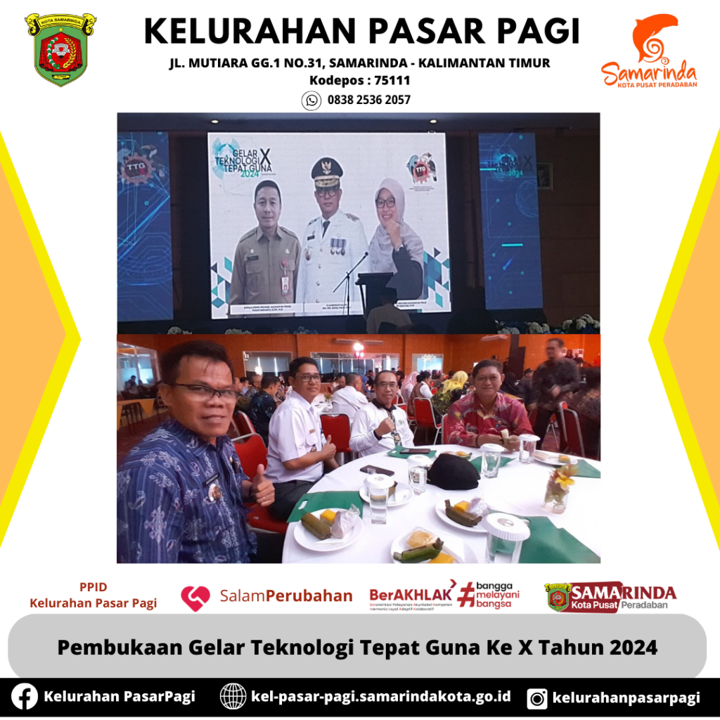 Pembukaan Gelar Teknologi Tepat Guna (TTG) Ke X Tingkat Provinsi Kalimantan Timur