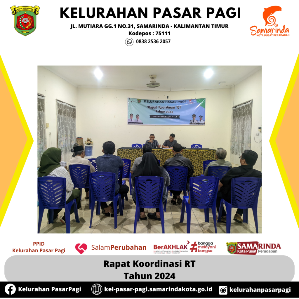 Rapat Koordinasi RT Tahun 2024