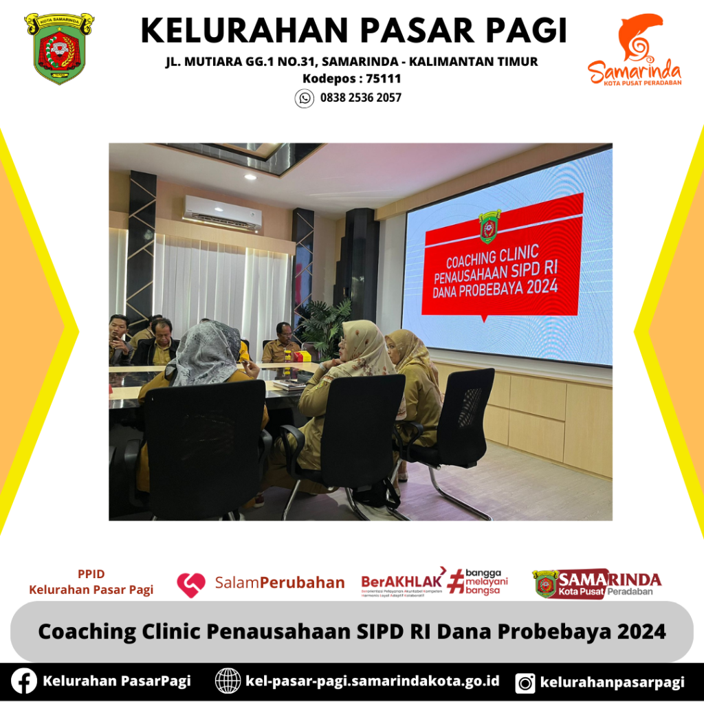 Coaching Clinic Penausahaan SIPD RI Dana Probebaya