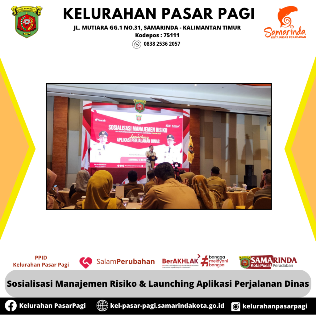 Sosialisasi Manajemen Resiko dan Launching Aplikasi Perjalanan Dinas