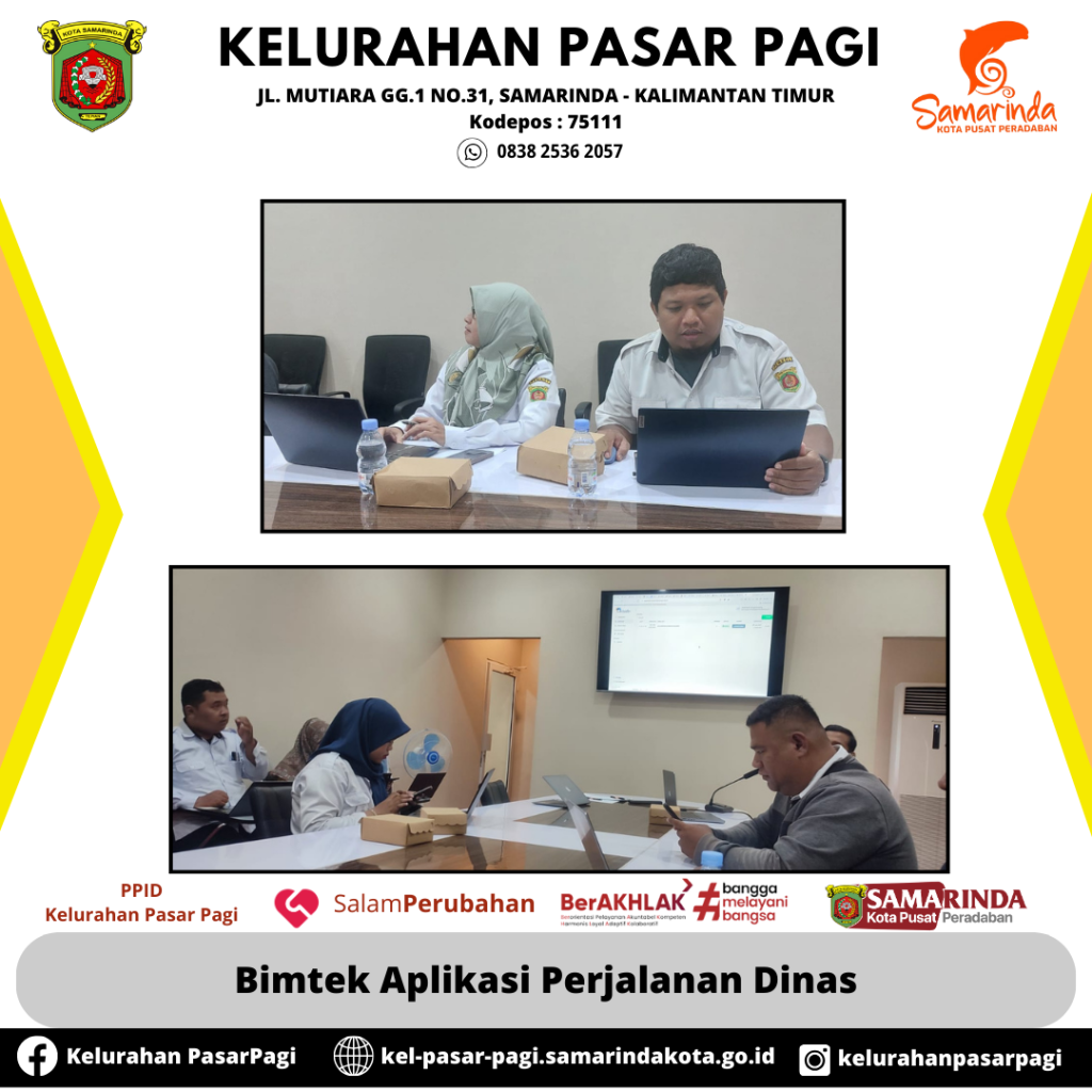 Bimbingan Teknis Aplikasi Perjalanan Dinas
