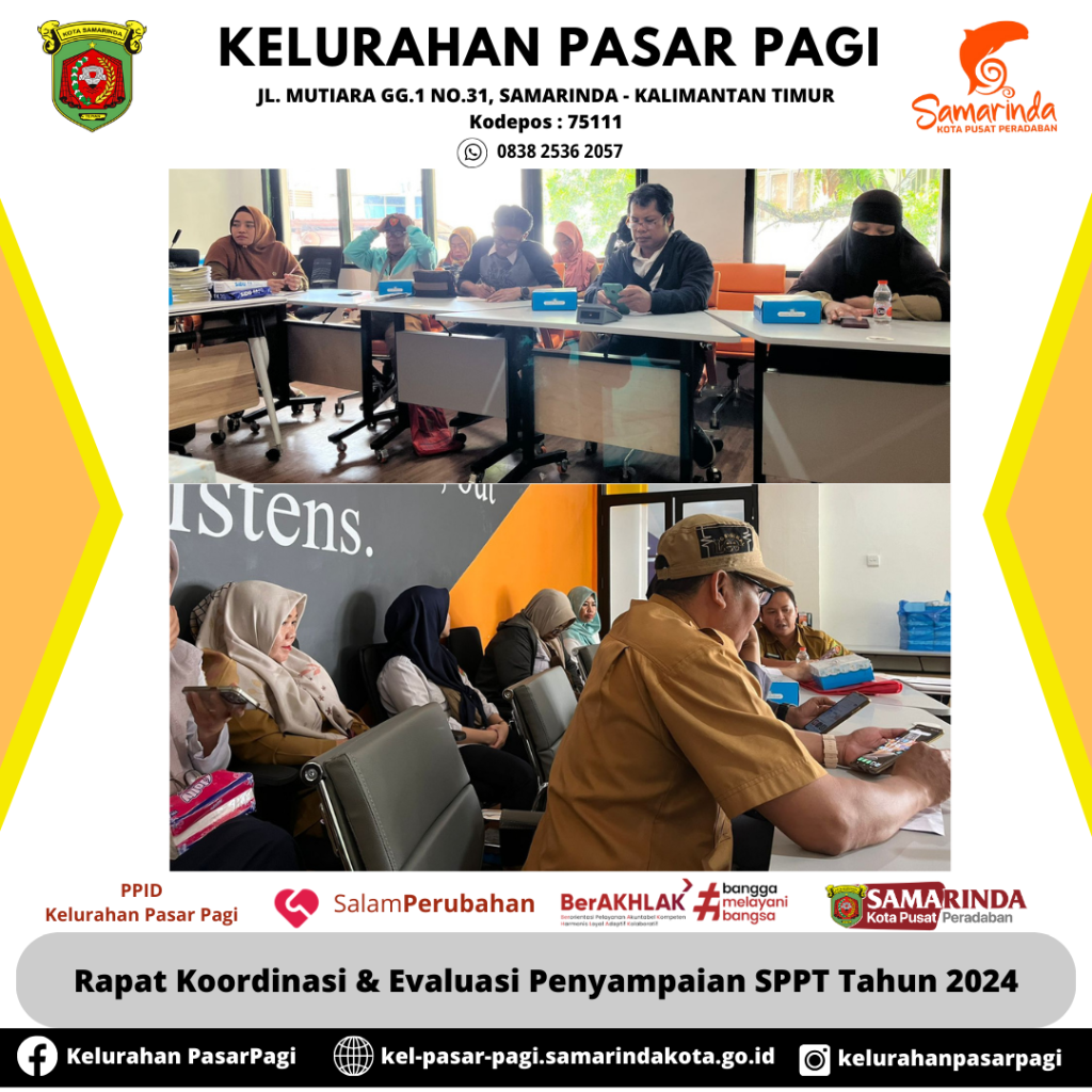 Rapat Koordinasi & Evaluasi Penyampaian SPPT Tahun 2024