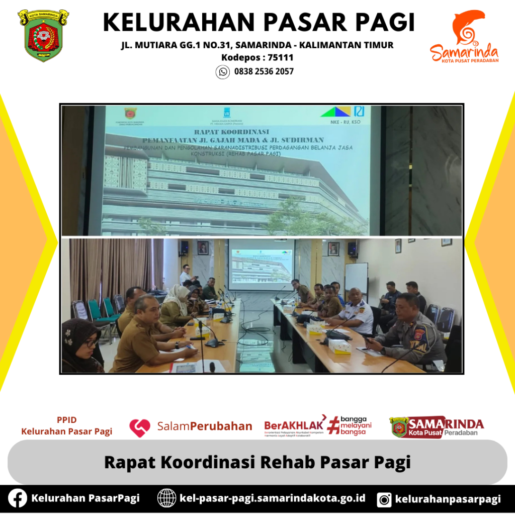 Rapat Koordinasi Rebah Kelurahan Pagi