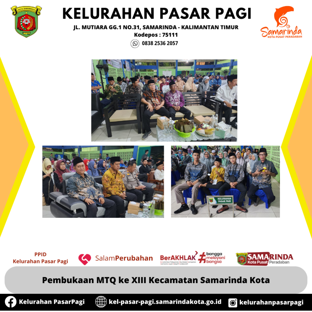Pembukaan MTQ ke XIII Samarinda Kota