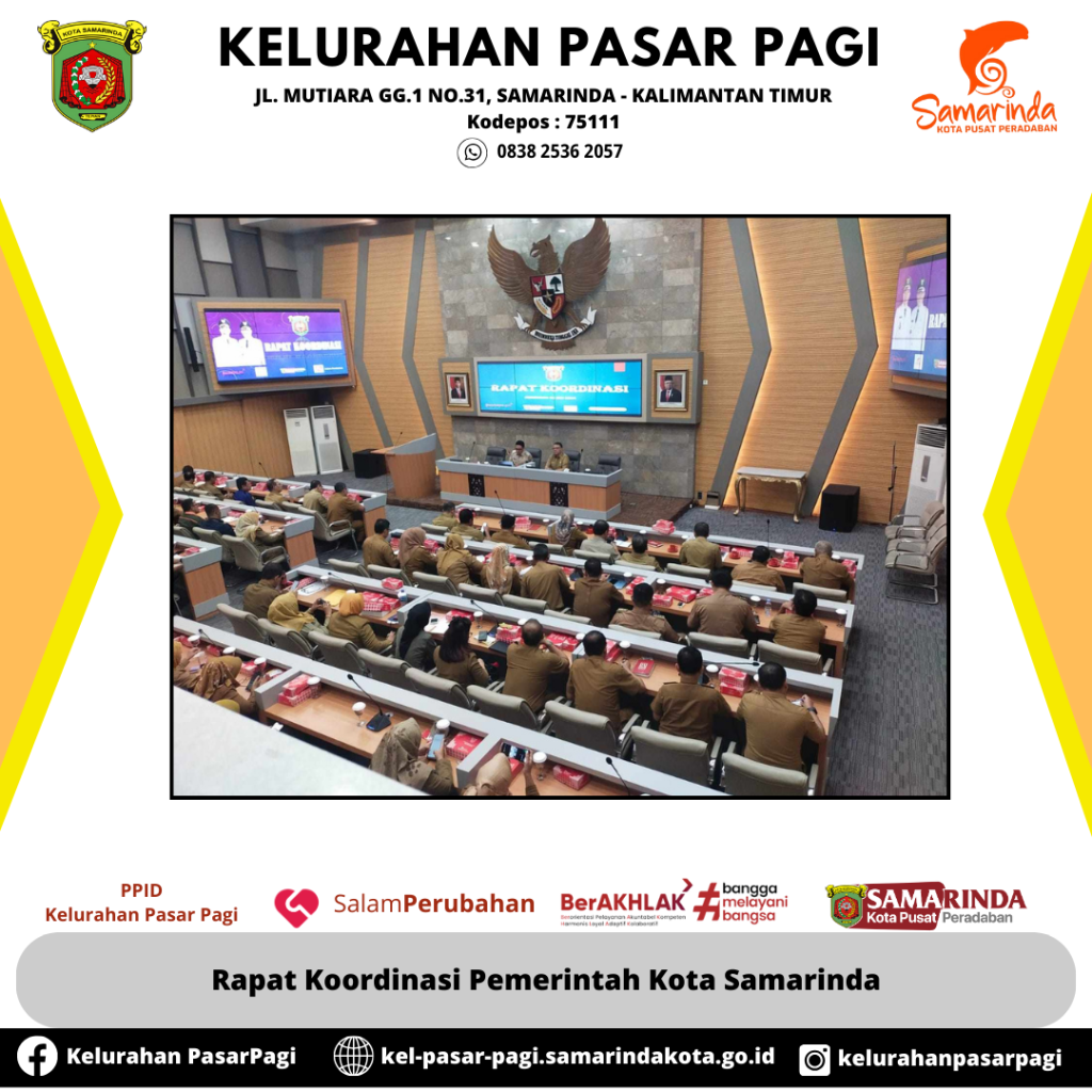 Rapat Koordinasi Pemerintah Kota Samarinda
